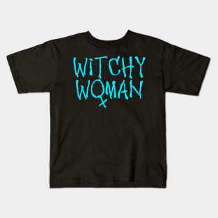 Wiccan Occult Witchcraft Witchy Woman Kids T-Shirt
